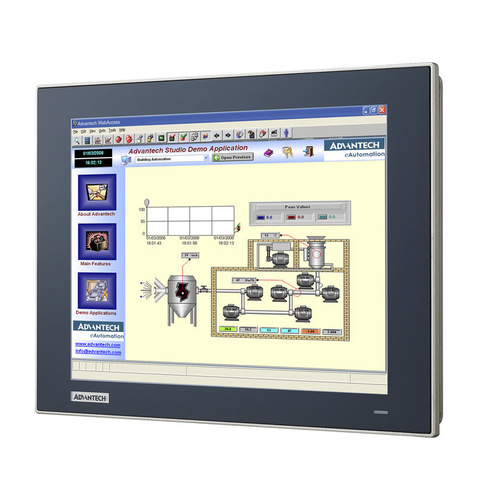TPC-1251T/1551T : ordinateur à écran plat tactile à faible consommation d'énergie